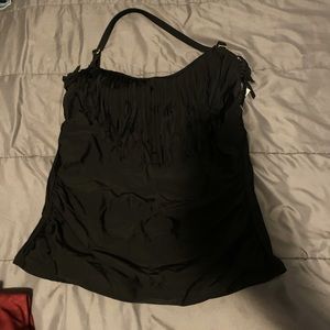 Swimsuits For All Fringe Tankini Top size 12